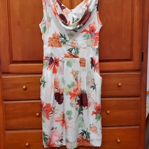 H&M Sleeveless Cowlneck Dress, Size 6